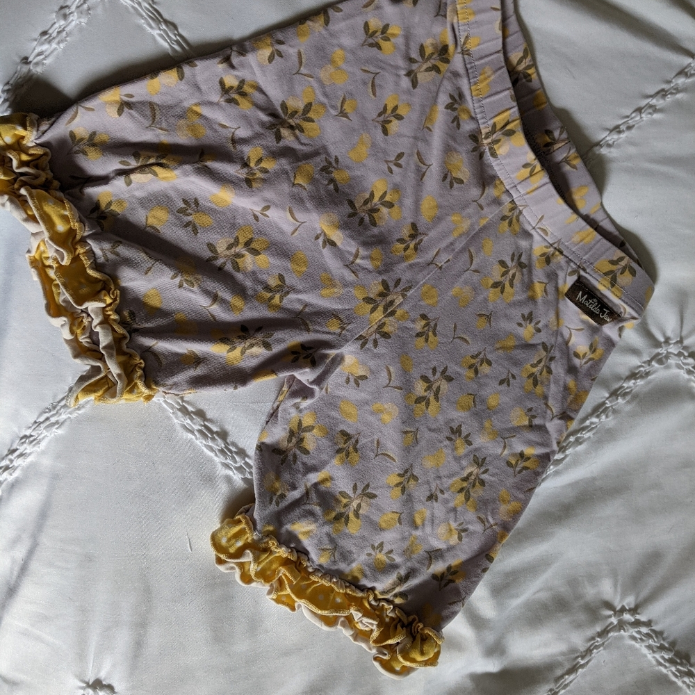 Matilda Jane lavender lemon shorts